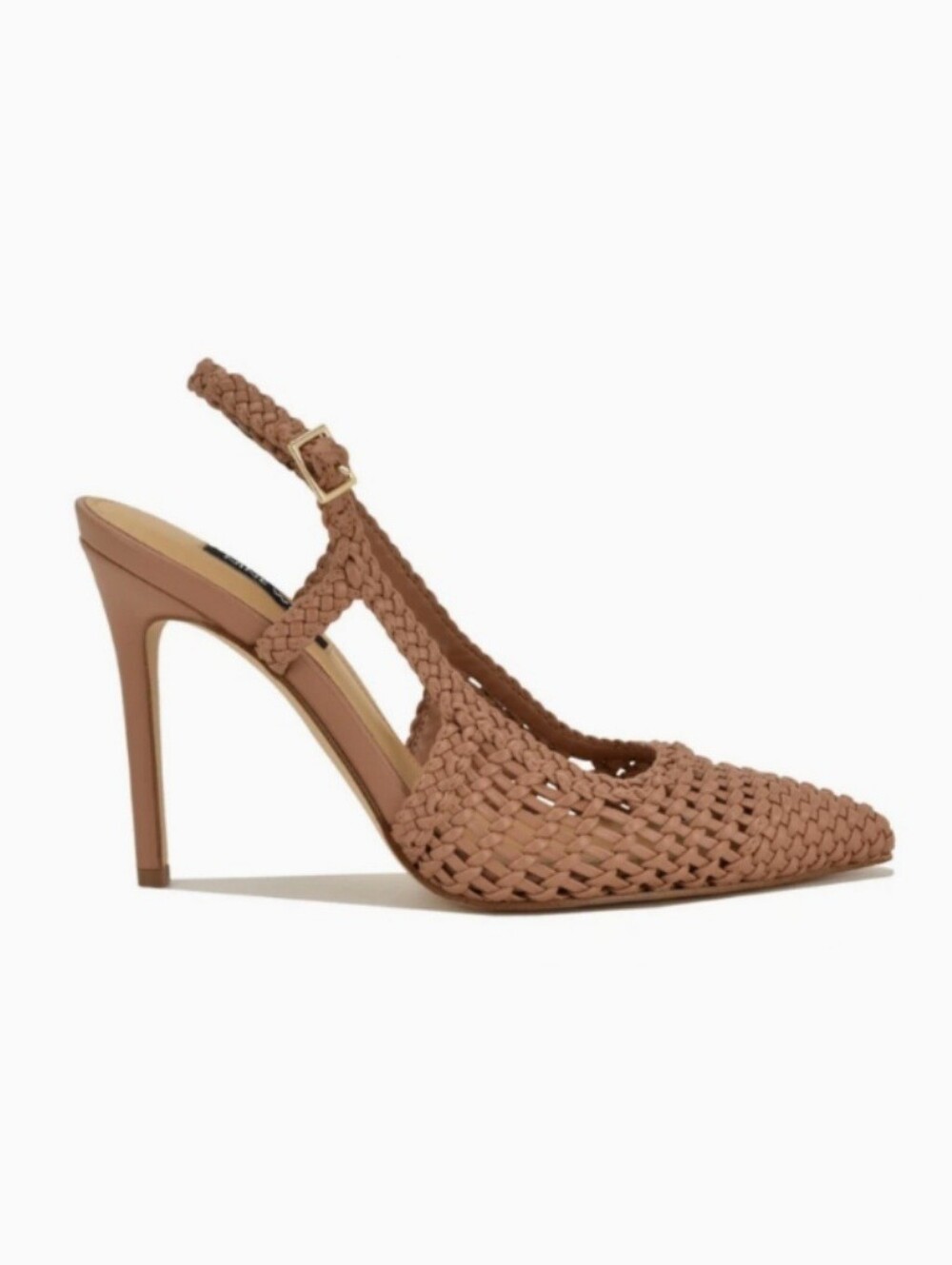 NINE WEST Fresky Woven Slingback Pumps